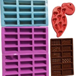 Silicone Molds Set for Chocolate Candy Baking