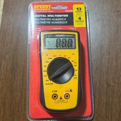 Sperry DM6650T True RMS Digital Multimeter, Auto ranging, 10 Funct, 10 Range