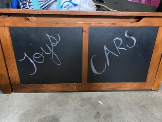 Pottery Barn Kids wood toy box Drawer