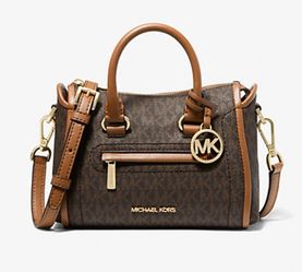 Michael Kors Carine Extra-Small Signature Logo Satchel crossbody bag
