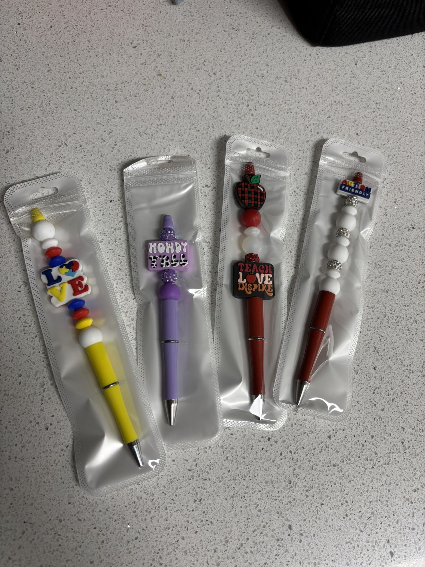 Custom Beaded Teacher Pens