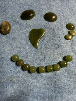 16 Piece Natural Nephrite Jade Parcel