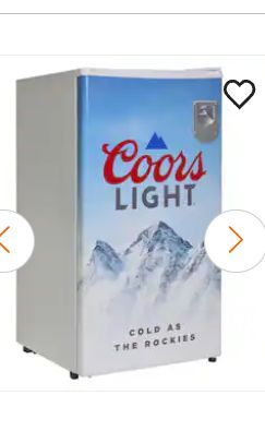Coors Light Mini Fridge with Bottle Opener