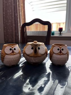 Kotobuki Lucky Owl Ceramic Tea Set