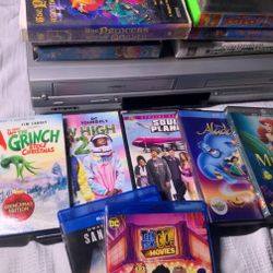 VHS  /DVD Player Bundle