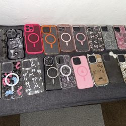 iPhone 15 Pro Max cases they’re all still new. I paid way more asking $40 for all of them are eight to $10 each.