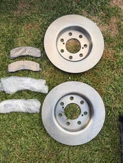 Brand New Brake Disc Rotors & Brake Pads – 2 Rotors + Pads Set