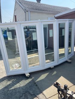 New bay windows size w122.1/4 h64.1/2. Jam is 6 inch $1850