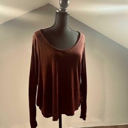 Small Burgundy Long Sleeve