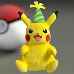 Pokémon 25th Anniversary Pikachu Plush 24 Collector's Edition GameStop Exclusive 