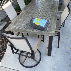 Outdoor 7 Piece Table Set