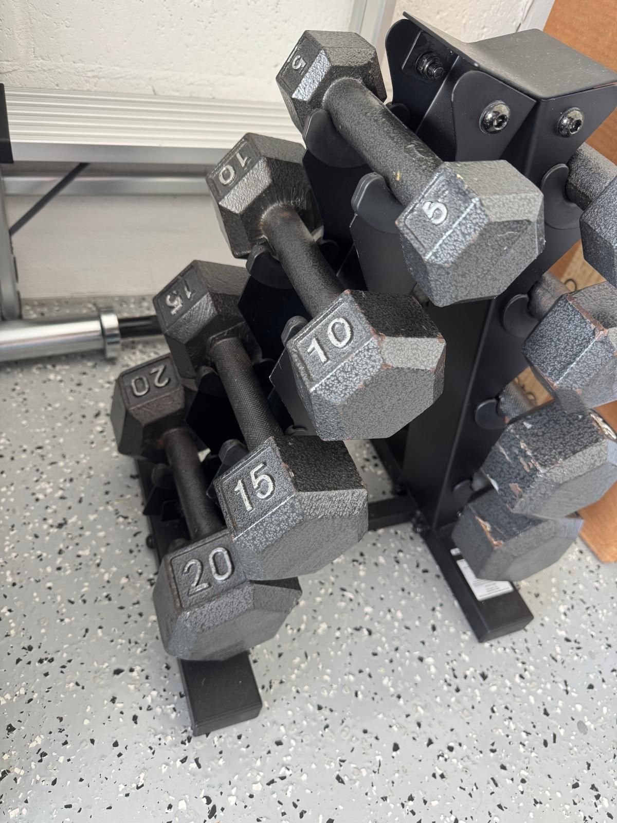 5-20 Lbs Set With Rack Included