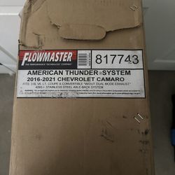 Flowmaster American Thunder Stainless Steel Exhaust System For 2016-2021 V6 Camaros