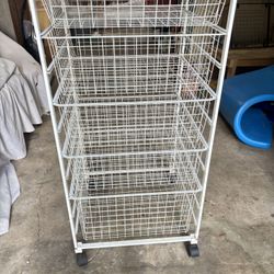 Rolling Kitchen Storage Cart