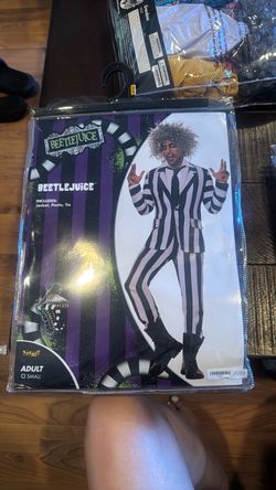 Beetle Juice Costume/Wig
