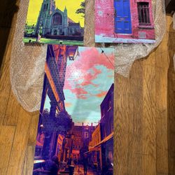 Set Of 3 Paintings For $40 OBO