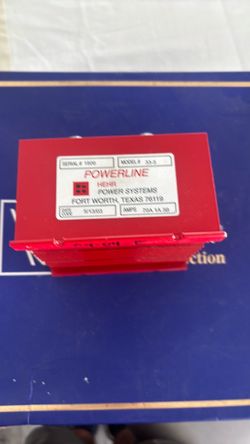 Hehr Powerline Power Systems Module Model 33-3