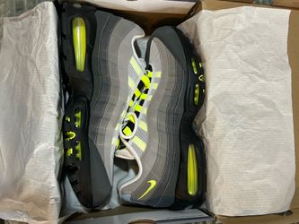 Nike Air Max 95 Big Bubble 'Neon' Men's Size 13 Pre-owned Sneaker