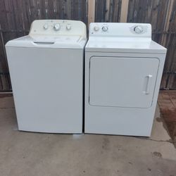 GE Top Loader Washer, AND GE Electric Dryer 