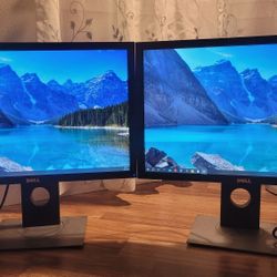 Two DELL monitors. 