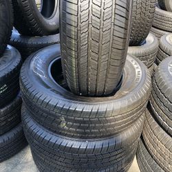 SET 255/70/18 MICHELIN SEMI NEW 95%TREAD LIFE $300 PRICE INCLUDES PROFESSIONAL ISTALATION AND TAX