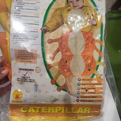 Caterpillar Costume For  0-9 Months New $8