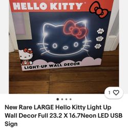 Hello Kitty Light Up Wall Decor 