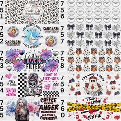 Sarcastic UV DTF 16 Oz Cup Wrap