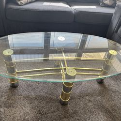 Coffee Table, Side Table And Lamp 