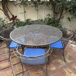 Outdoor Metal /Iron Table And Chair
