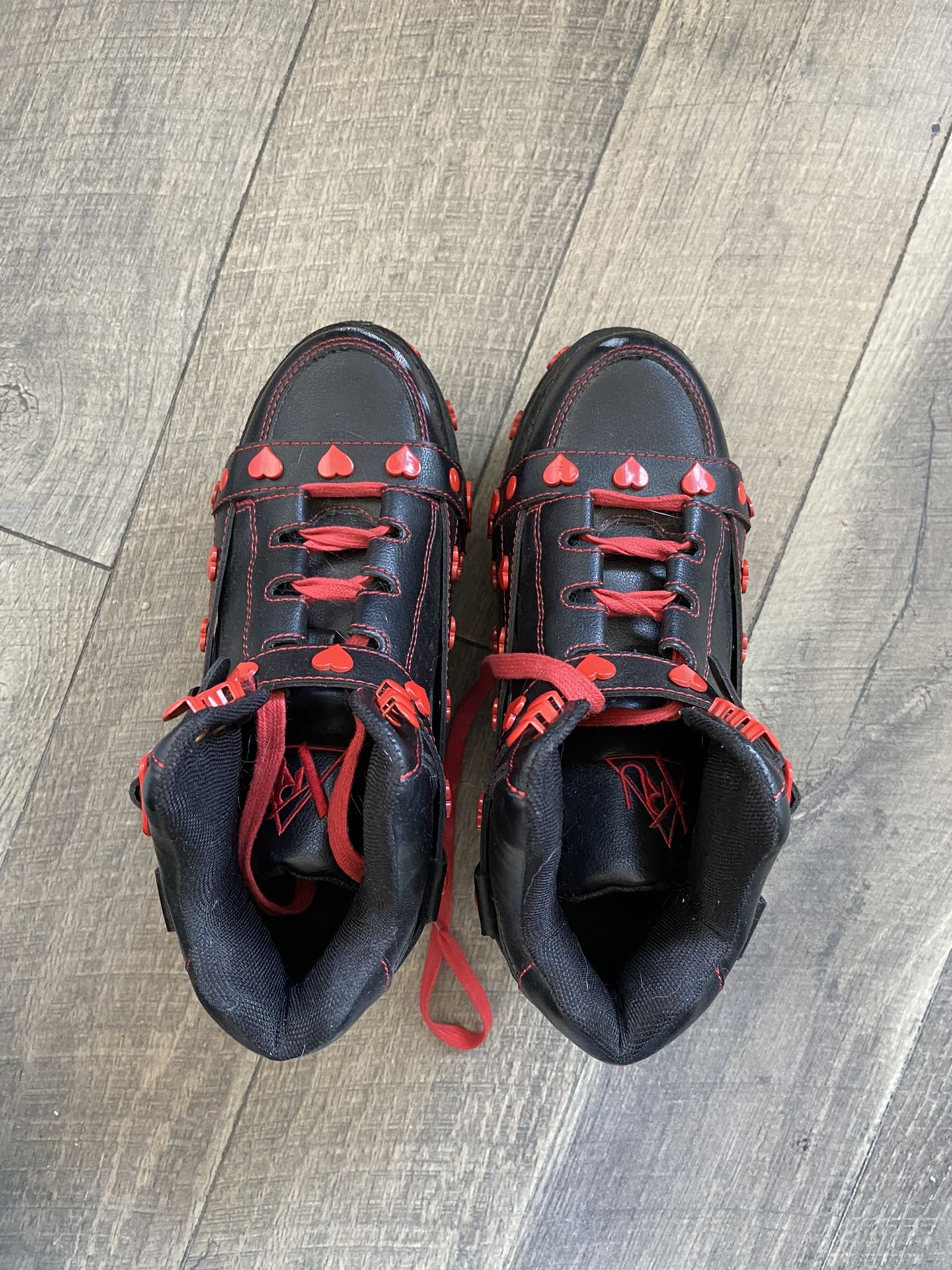 YRU Heart Bondage Platform Shoes 
