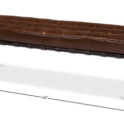 Leather Bench
