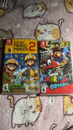 Super Mario Odyssey and Super Mario Maker 2