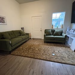 BRAND NEW ASHLEY DESIGN SOFA AND LOVE SEAT 