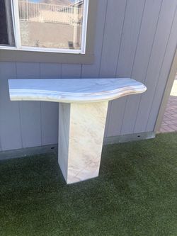 Marble table