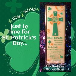 Irish Blessing Mirrored Plaque