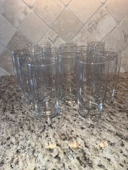 Drinking tall glasses