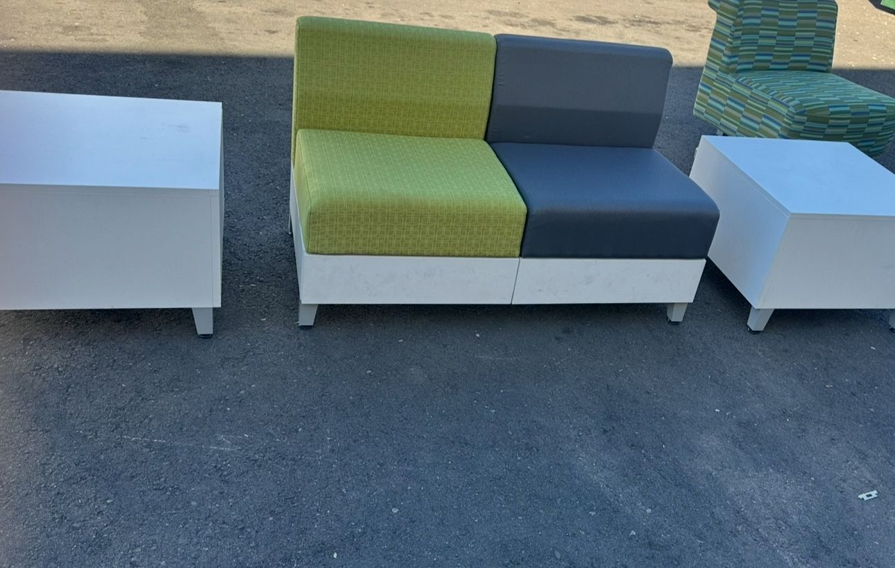 Allsteel Sofas Couch Lobby Waiting Room Seating Office Furniture