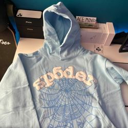 Blue Spider Hoodie