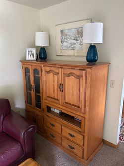 Wooden Entertainment Center