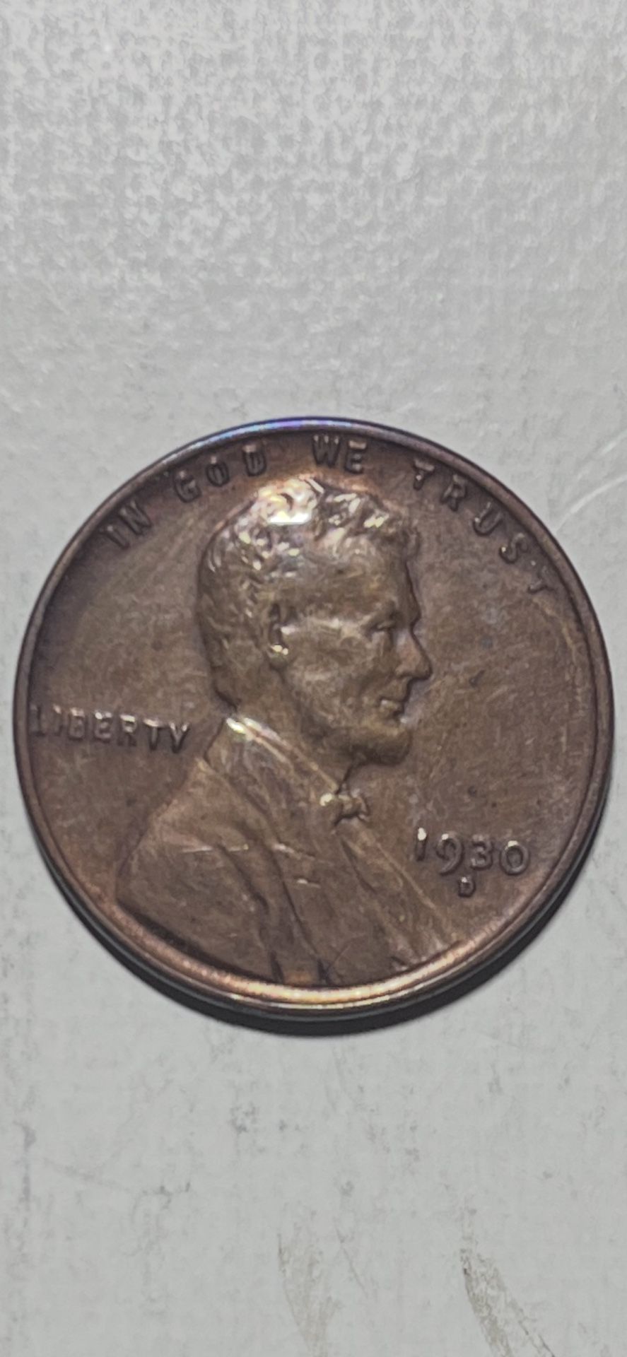 1930D Lincoln Wheat Penny 