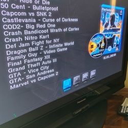Modded PS2 With Games 128 Gb Micro SD And Ready To Play