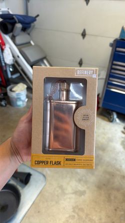 Flask with Cork (Copper Finish)