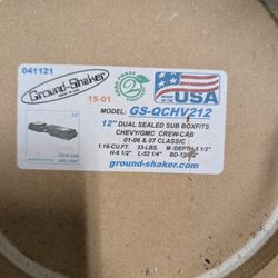 12" Subwoofer Truck Box