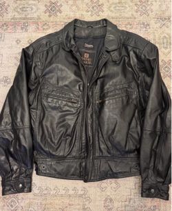 Byrnes & Bakers 3m insulated Vintage Leather Biker Jacket