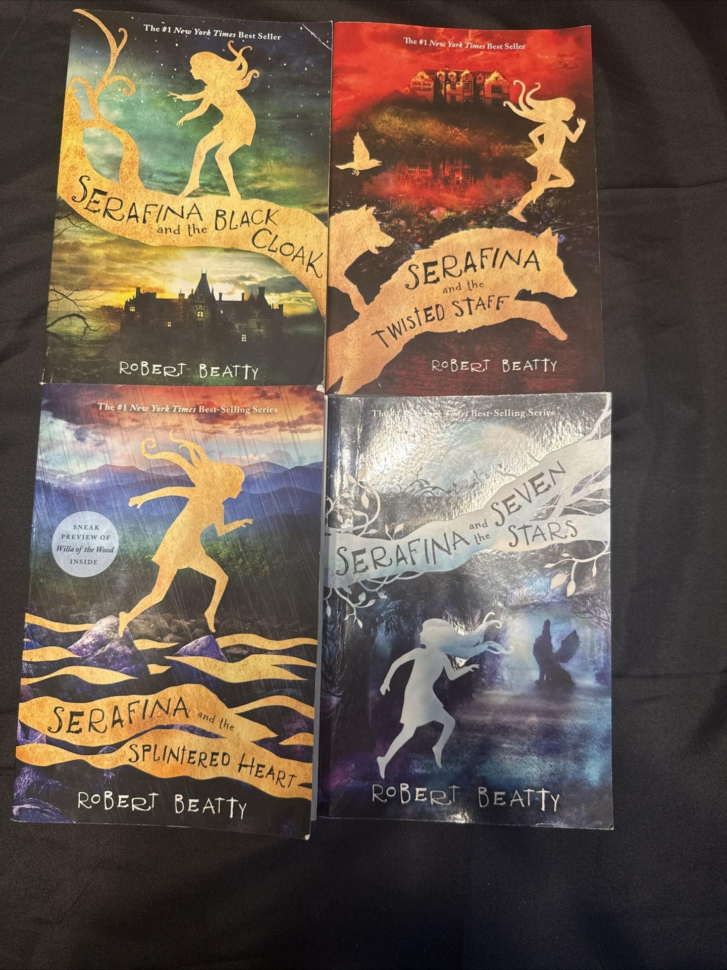 Serafina By Robert Beatty Full Series (1-4) Paperback (Used like new)