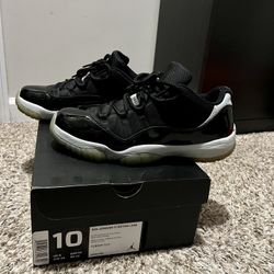 Jordan 11 retro low black/infrared 23-pure platinum