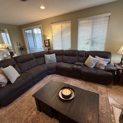 Parker House Power Reclining Sectional, Originally $3,700+, Excellent Condition, $1,850 OBO