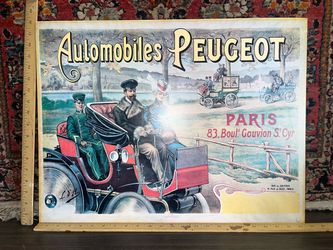 Vintage Peugeot Art Print