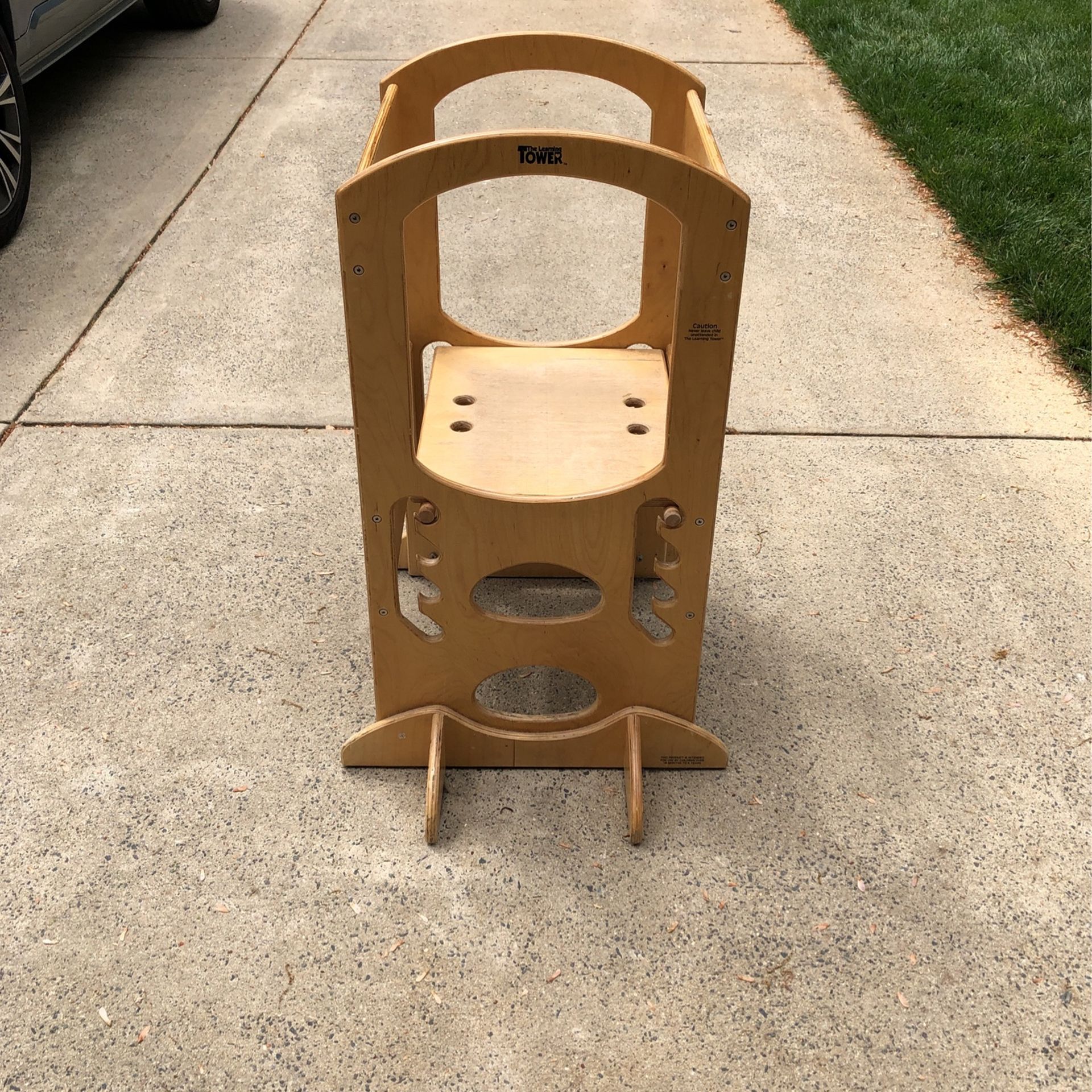 The Learning Tower - Golden Oak - Adjustable Kids Tower